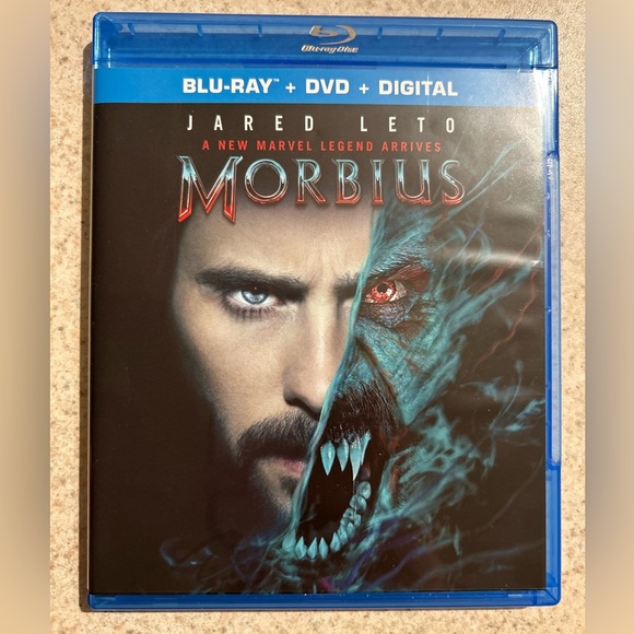 Marvel Other - Marvel Morbius Blu-ray + DVD + Digital - Blue and Black
